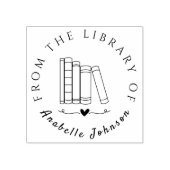  handschriftboeken uit de bibliotheek rubberstempel (Afrduk)