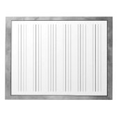 Handschriftenbladen Moderne Grijze Waterverf Notitieblok (Voorkant)