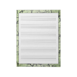 Handschriftenbladen Robuuste pagina Groen Notitieblok