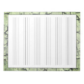 Handschriftenbladen Robuuste pagina Groen Notitieblok (Voorkant)