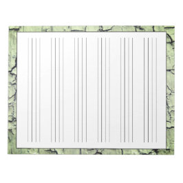 Handschriftenbladen Robuuste pagina Groen Notitieblok