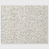  handschriftenomslag van de Specialiteit van het M Cadeaupapier (Vlak)