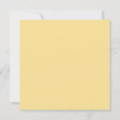 Handschriftenretro bruiloft - Invitatie voor detai Kaart (Achterkant)