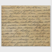 handschriftenstijl 10 — Draairol voor opvulpapier Cadeaupapier (Vlak)