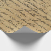 handschriftenstijl 10 — Draairol voor opvulpapier Cadeaupapier (Hoek)