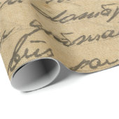 handschriftenstijl 10 — Draairol voor opvulpapier Cadeaupapier (Rol Hoek)