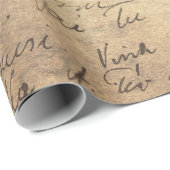  handschriftenstijl 12 Verpakkingspapierrol Cadeaupapier (Rol Hoek)