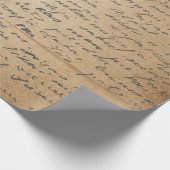  handschriftenstijl 16 Verpakkingspapierrol Cadeaupapier (Hoek)