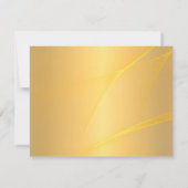 Handschriftscriptnaam Gouden achtergrond Sjabloon (Achterkant)