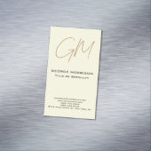 Handschriftweg Initialen Professional Modern Magnetisch Visitekaartje (Voorbeeld)