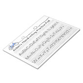 Handschriftwoord Notitieblok (Schuin)