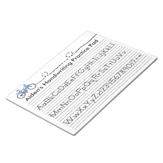 Handschriftwoord Notitieblok (Schuin)