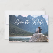 Handscript de datum Kaart opslaan - De datums opsl (Voorkant)