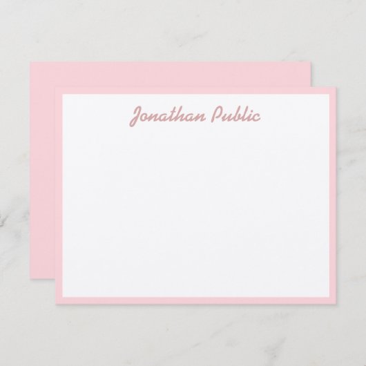 HandScript Elegant Sjabloon Real Kraft Paper (Voorkant / Achterkant)