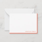 Handscriptmonogram handmatige eenvoudige Sjabloon (Voorkant)