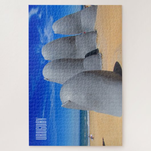 handsculptuur legpuzzel (Verticaal)