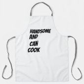 Handshaar en kan koken schort (Voorkant)
