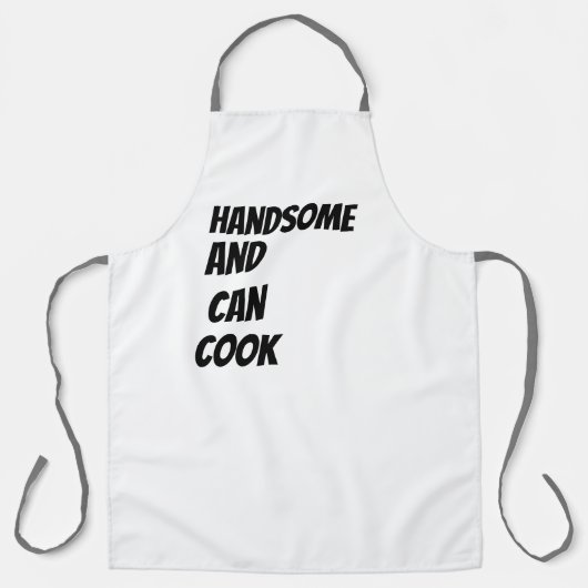 Handshaar en kan koken schort (Voorkant)