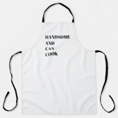 Handshaar en kan koken schort (Voorkant)