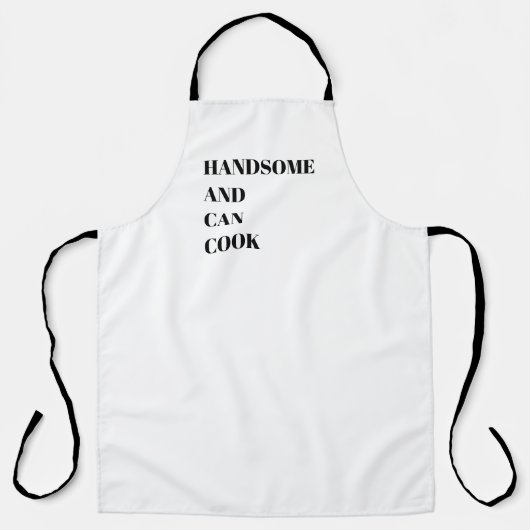 Handshaar en kan koken schort (Voorkant)