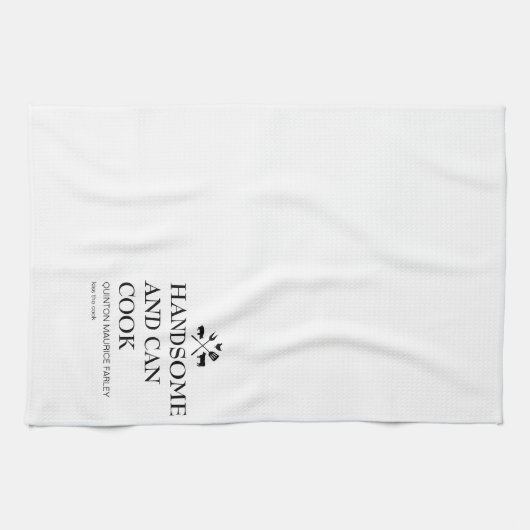 Handshaar en kan koken theedoek (Horizontaal)