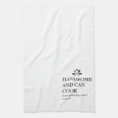 Handshaar en kan koken theedoek (Verticaal)