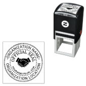 Handshake Algemene Aangepaste Officiële Stempel Nm (In situ)