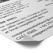 Handshake, Business & Finance Adverteren Poster (Hoek)