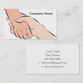 Handshake Hands Visitekaartje (Voorkant / Achterkant)