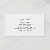 Handshake Hands Visitekaartje (Achterkant)