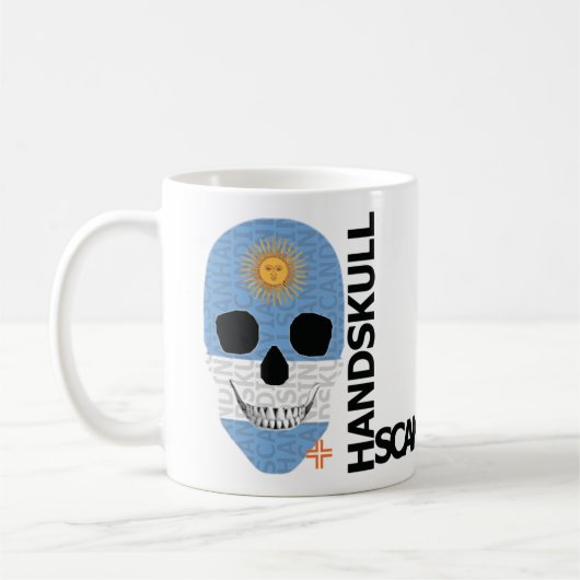 HANDSKULL Argentina Classic Mok O4 (Links)