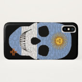 HANDSKULL Argentinië hoesje iPhone X B2 (Achterkant (horizontaal))