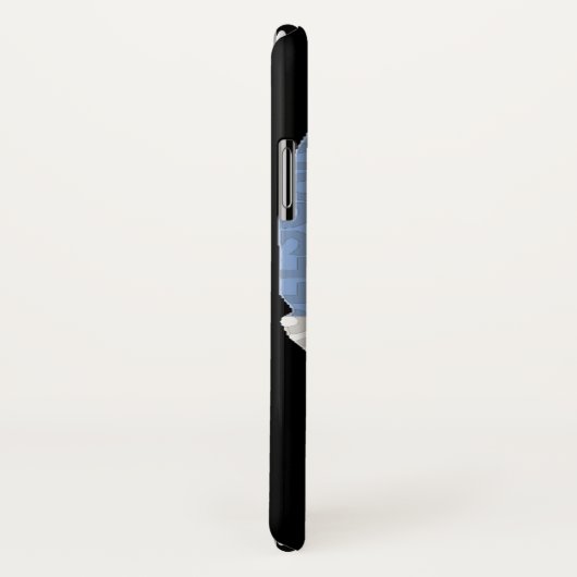 HANDSKULL Argentinië hoesje iPhone X B2 (Achterkant / rechts)