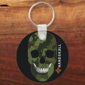 HANDSKULL Army, Happy Skull, Legervlag Sleutelhanger (Voorkant)