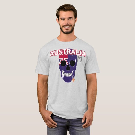HANDSKULL Australia t-shirt Basic B2 (Voorkant volledig)