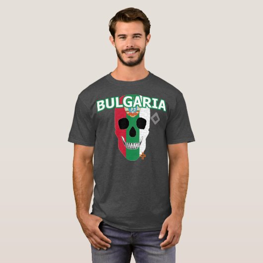 HANDSKULL Bulgaria t-shirt basic B2 (Voorkant volledig)