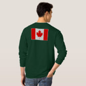 HANDSKULL Canada - Basishoes van lange lengte T-shirt (Achterkant volledig)