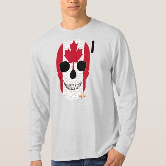 HANDSKULL Canada Long Sleeve T-Shirt B2 (Voorkant)
