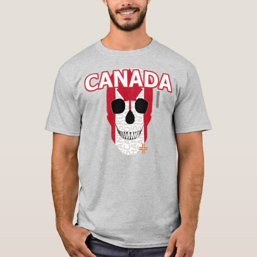 HANDSKULL Canada t-shirt Basic B2 (Voorkant)