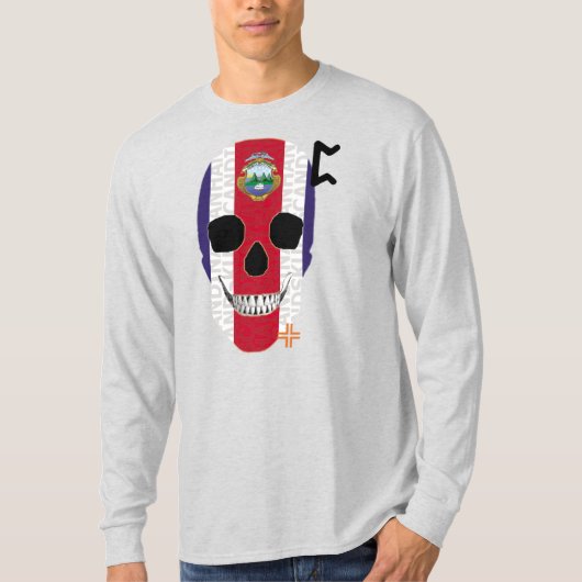 HANDSKULL Costa Rica Long Sleeve B2 T-shirt (Voorkant)