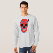 HANDSKULL Crazy Head Long Sleeve B2 T-shirt (Voorkant volledig)