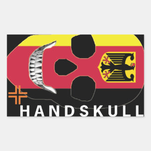 HANDSKULL Duitsland - Sticker