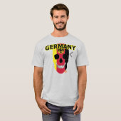 HANDSKULL Duitsland t-shirtbasis B2 T-shirt (Voorkant volledig)