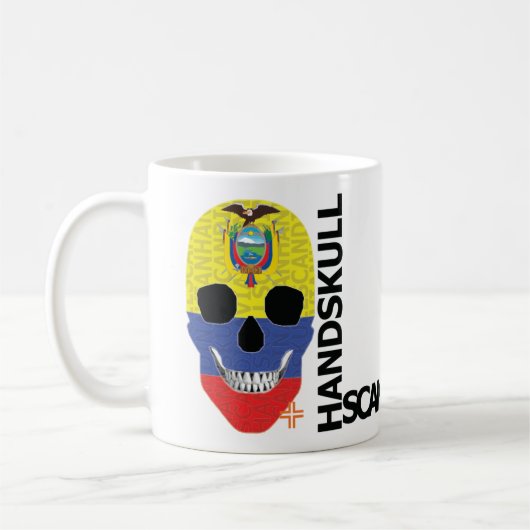 HANDSKULL Ecuador Classic Mok O4 (Links)