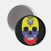 HANDSKULL Ecuador ronde magneet B2 (Voorkant / Achterkant)