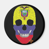 HANDSKULL Ecuador ronde magneet B2 (Voorkant)