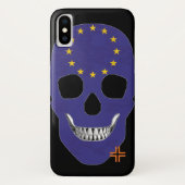 HANDSKULL Europe hoesje iPhone X B2 (Achterkant)