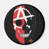 HANDSKULL FAI ronde magneet B2 (Voorkant)