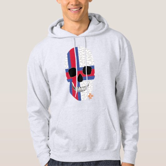 HANDSKULL Faroe Islands Hooded Sweatshirt B2 (Voorkant)