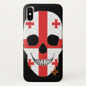 HANDSKULL Georgia hoesje iPhone X B2 (Achterkant)
